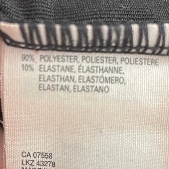 Mexx Casual Scoop Neck Elbow Sleeve Length Polyester Blend Top Black Sz M/L - Picture 7 of 8